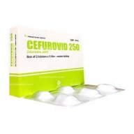 Cefurovid 250mg - Hộp 2 vỉ x 5 viên