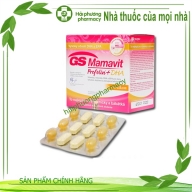 Gs Mamavit hộp*5 vỉ * 12 viên ( vỉ gồm(6 viên nén + 6 viên nang))