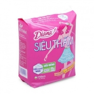 Băng vệ sinh Diana siêu thấm siêu mỏng cánh 08-1800
