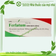 Ferlatum Sắt Protein succilynat 800mg,sắt III 40mg hộp*10 lọ*15ml