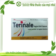 Viên đặt âm đạo Terinale hộp*2 vỉ*6 viên