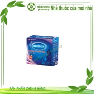 Bao cao su andrex thorny & longtime hộp*3 cái