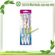 Bộ ba bàn chải sắc màu mềm Pierrot vỉ*3 cái PIER0331