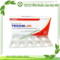 Yesom 40 ( esomeprazole 40mg) hộp*3 vỉ*10 viên
