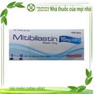 MITIBILASTIN 10mg ODT dị ứng (Bilastin 10mg) hộp * 5 vỉ * 10 viên