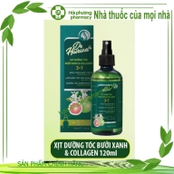 Xịt dưỡng tóc Bưởi xanh & collagen 3 in 1 lọ*120ml