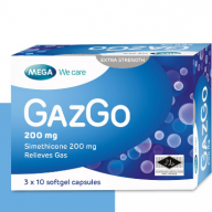 Gazgo H*3 vỉ*10 viên - Trị chướng bụng và đầy hơi