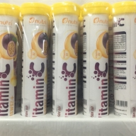 Sủi Vitamin C Chanh leo nutri tuýp*20 viên*4g