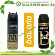 Xịt khử mùi black gold L* 200 ml