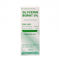 Glycerin borat 3% Lọ 10ml