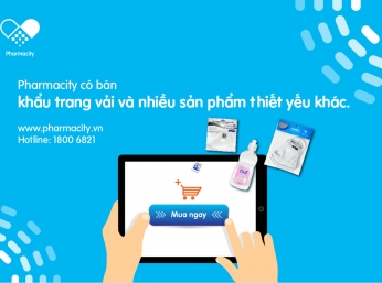 HaiPhuongPharmacity có bán Khẩu Trang Vải và nhiều sản phẩm thiết yếu khác trên Online